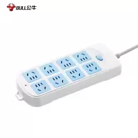 公牛 插座/插板/带线拖线板 超长公牛八位超载保护全长10米 220v(非原装线) GN-604