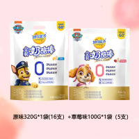 妙可蓝多金装奶酪棒60%干酪零食奶酪棒奶酪零食高钙营养原味320g*1袋+草莓味100g*1袋