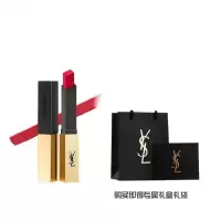 [顺丰][礼盒礼袋]YSL圣罗兰小金条口红 皮革哑光质地21复古红2.2g