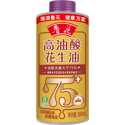 鲁花高油酸 花生油380ML