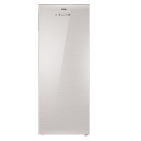 海尔(Haier)152升家用立式冰柜冷柜冷藏冷冻柜小冰箱 风冷无霜 独立分区储存 智能温控 一级能效 BD-152WG