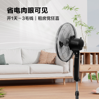 法迪欧“悦”享系列电风扇家用40大风扇 5片扇叶大风力轻音电扇广角机械款摇头办公室学生宿舍落地扇FFSM-40S