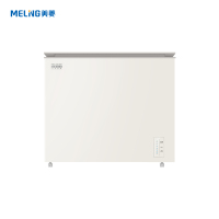 美菱智能变频205升新1级顶开门卧式冷柜无霜王系列独立放置电脑控温白