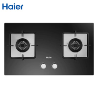 海尔(Haier)燃气灶天然气灶双灶聚能直喷智能熄火保护宽频4.5KW火力台嵌两用嵌入式灶JZT-Q2BE52(12T)