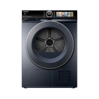 东芝T系10公斤干衣机热泵适温烘 UV紫外线除菌 超薄全嵌 UMS微蒸汽熨衣 空气洗精致护衣DH-10T17B