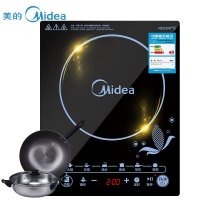 美的(Midea)电磁炉C21-RT21E01大功率家用猛火爆炒耐用面板火力纤薄电磁灶火锅炉