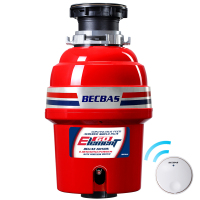 [TOP单品]贝克巴斯E60evo旗舰升级款家用厨房食物垃圾处理器水槽厨余粉碎机无线开关自动反转自动关机