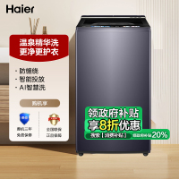 海尔(Haier)10公斤 直驱变频 双动力科技 精华洗 电离除菌 除螨洗 XQS100-BDET656