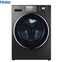 海尔(Haier)10公斤 大容量 直驱变频 滚筒洗衣机 全自动家用 紫外线杀菌 大筒径 XQG100-B79LU1