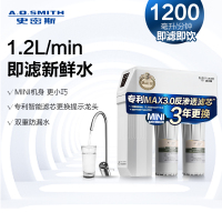 [热卖款]史密斯(A.O.Smith)厨下式家用直饮净水器1200M 小体积 大流量 净水机 纯水机