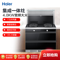 海尔(Haier)集成灶一体灶 海尔厨房电器 烟灶联动 光波巴氏消毒柜 烟灶消一体JJZY-J90T3X(液化气)