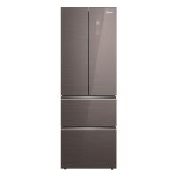 美的(Midea)BCD-319WFGPZM(E) 319升 钢化玻璃面板 变频风冷 铂金净味 智能家用法式多门电冰箱