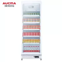 澳柯玛(AUCMA)SC-510高端风冷展示柜冷藏保鲜饮料柜商用冰箱超市啤酒单门冰柜