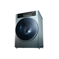 美的元气10公斤滚筒COCO元气棒MINI 深度净滤全面净护洗 炫彩交互屏榭湖银外观MD100S3