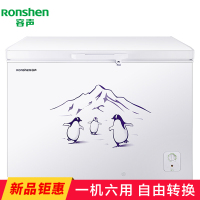 容声(Ronshen)309升家用商用卧式大冷冻柜 冷藏冷冻转换 大容量 一级能效(珍珠白)BD/BC-309MD