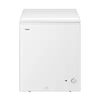 海尔(Haier)142升家用卧式冰柜 冷柜 小冰箱 1级能效