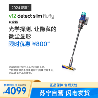[24年新款]Dyson戴森V12 Fluffy轻量无线吸尘器家用大吸力除螨