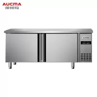 澳柯玛(AUCMA) 展示柜 HF-18A8W 风冷款工作台全冷冻展示柜保鲜平冷厨房不锈钢1.8米长0.8米宽