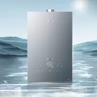 美的燃气热水器JSQ30-16HN6 宁梦系列 双增压节能零冷水 厨卫智洗 双变频恒温 钛钢灰玻璃全面屏燃气热水器