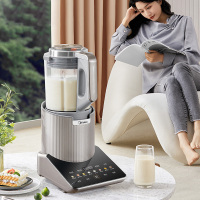 美的(Midea)安睡破壁机料理机搅拌机果汁机豆浆机家用自动加热搅拌自动清洗预约定时九重降噪