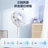 美的(Midea)电风扇SAE35CA七叶轻音柔风电风扇家用省电落地扇易拆洗台式电扇广角摇头节能台地两用风扇自营