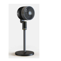 法迪欧“悦”享系列电风扇家用轻音电扇遥控语音款摇头办公室学生宿舍空气循环扇FDFY-20R-黑色