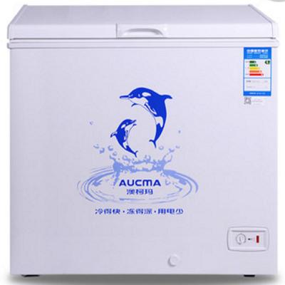 澳柯玛(Aucma)203升单温卧式冷柜 商用小型家用节能顶开门冷柜 1级能效大容量冰柜BC/BD-203HN