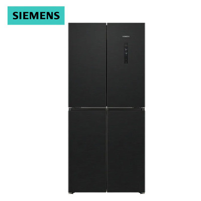 西门子(SIEMENS)十字对开门冰箱550L抗菌净味变频无霜双开门一级能效KC82E1249C 黑色550升十字对开门