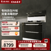火星人ET50BX消毒柜油烟机家用一体灶 天然气 右排烟