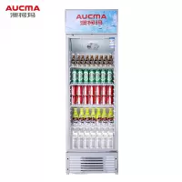 澳柯玛(AUCMA)SC-388NE单门展示柜冷藏保鲜饮料陈列商用冰柜冰箱大容量