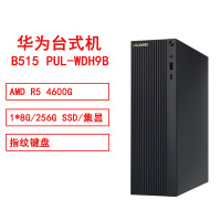 华为MateStationB515 PUL-WDH9BAMD(R54600G/1*8G/256GSSD/集显/指纹键盘)