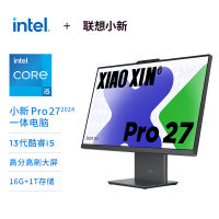 联想小新pro27 27英寸2.5K臻彩高刷一体电脑 13代英特尔酷睿i5-13420H 16G 1TSSD 集显 w11 深空色 官方标配