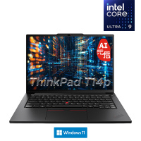 联想ThinkPad T14p 03CD 高性能工程师本 14.5英寸 (Ultra 9-285H 64G 1T)黑色 官方标配