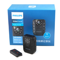 飞利浦（PHILIPS）VTR8100 16G 2000万像素 150°广角1080P红外夜视摄像记录仪取证执法