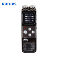飞利浦（PHILIPS）VTR6900 8GB 黑色 会议采访 高采样率高音质PCM线性一键紧急录音笔