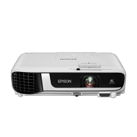 爱普生(EPSON) CB-W52 投影仪 投影机办公(高清宽屏WXGA 4000流明 手机同屏 支持侧投)