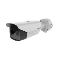海康威视(HIKVISION)TBC-2617-3/QA 400万星光30米红外人体测温双光筒机摄像头 声光报警温度异常