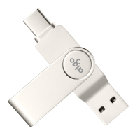 爱国者(aigo)U356 128GB手机U盘Type-C USB3.1双接口手机电脑用 银色炫酷高速款
