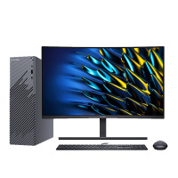 华为(HUAWEI)B520商用台式机i5-10400 8G 1T集显Win11H含27英寸显示器三年保