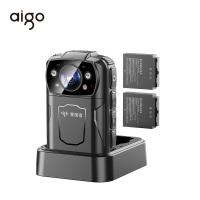 爱国者(aigo)DSJ-H6 64G视频记录仪5800W1440P160°广角夜视加密激光定位双电池IP66