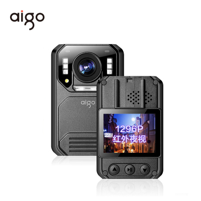 爱国者(aigo)DSJ-T7 512G防爆视频记录仪5000W1296P160°广角夜视北斗GPS双定位快充加密IP6