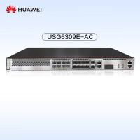 华为(HUAWEI)USG6309E-AC千兆企业级防火墙2*GE WAN+8*GE Combo+2*10GE SFP+