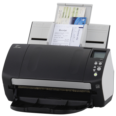 富士通(Fujitsu)Fi-7160 A4馈纸式扫描仪 高速办公自动进纸连续双面彩色60ppm120ipm