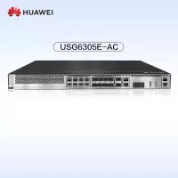 华为(HUAWEI)USG6305E-AC千兆企业级防火墙2*GE WAN+8*GE Combo+2*10GE SFP+