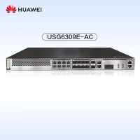 华为(HUAWEI)USG6309E-AC千兆企业级防火墙2*GE WAN+8*GE Combo+2*10GE SFP+