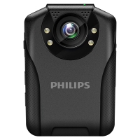 飞利浦(PHILIPS)VTR8201 64G 3800万像素170°广角1296P取证夜视便携记录仪