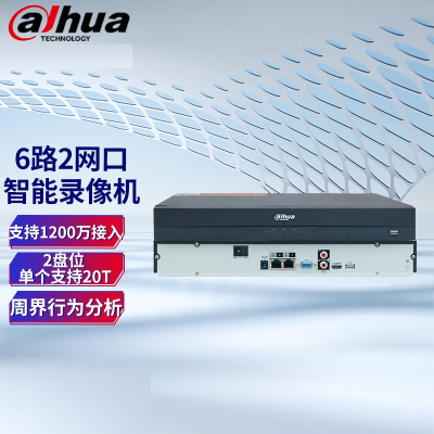 大华DH-NVR2206-N-M 4路硬盘录像机双网口2盘位单盘最大支持20T
