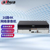 大华DH-NVR4216-M 16路硬盘录像机h265存储4K智能动检分析2盘位单盘最大支持20T