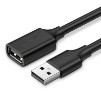 绿联延长线10316/USB黑色2米公对母2.0(根)
