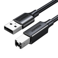 绿联数据线10329/USB2.0打印机方口连接线5米黑色(单位:根)